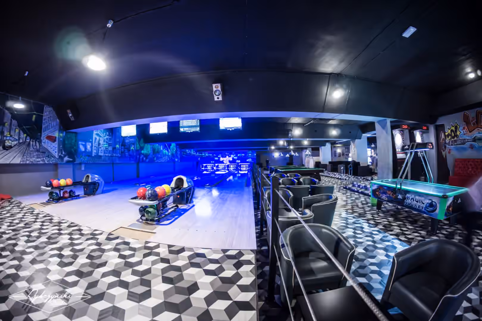 Wnętrze Bowling City